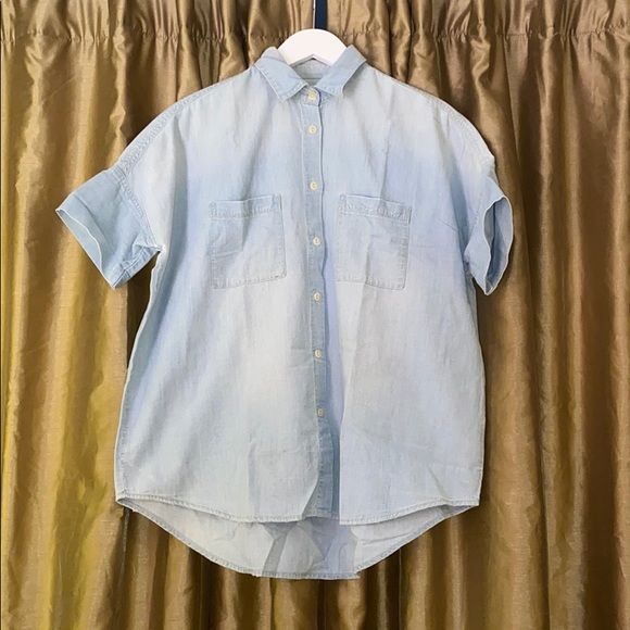 madewell chambray courier shirt